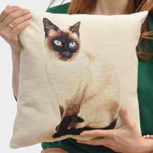 Pagalvės užvalkalas Siamo katė, Cushion Cover Siamese Cat