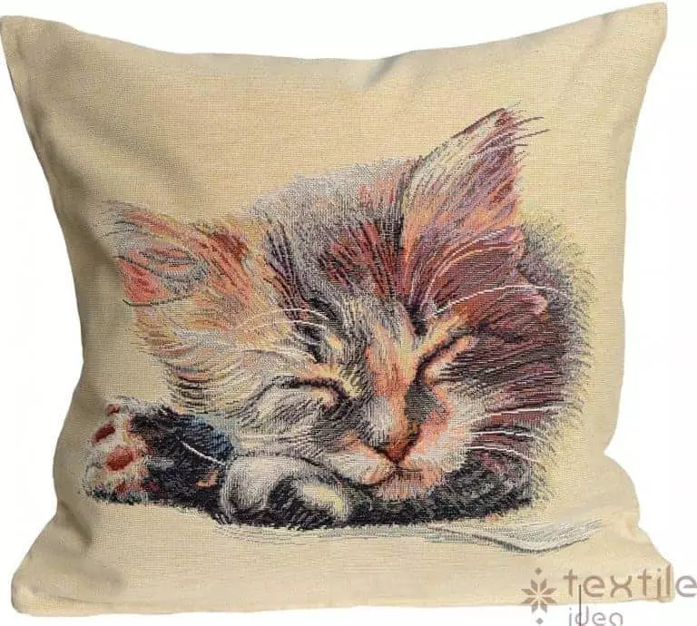 Pagalvės užvalkalas Miegantis katinas, Cushion Cover Sleeping Cat