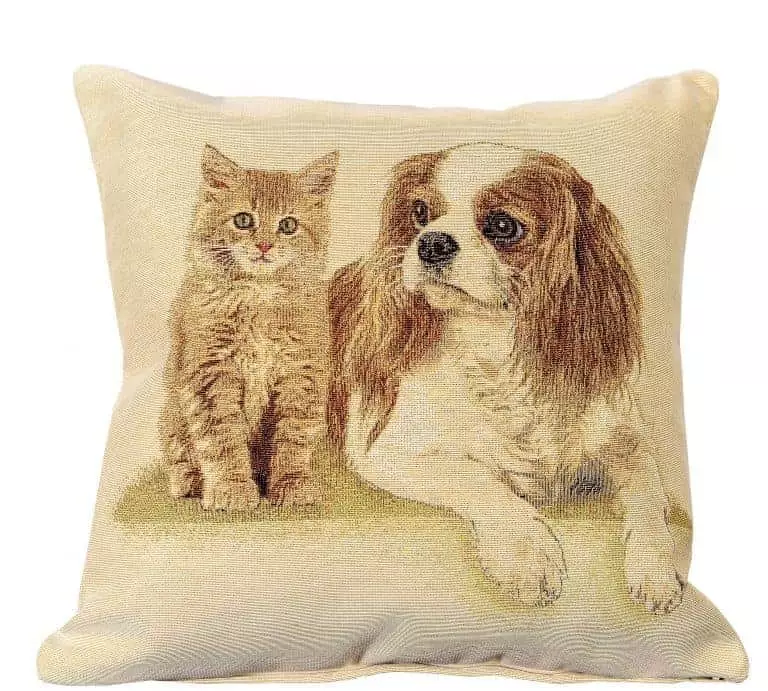 Pagalvės užvalkalas Šuo ir katė, Cushion Cover Dog And Cat