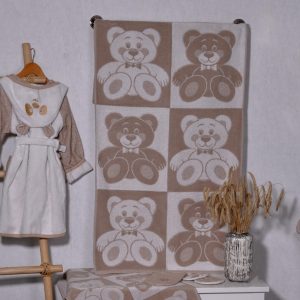 Vaikiškas vonios rankšluostis Meškučiai, Children's Bath Towel Little Bears