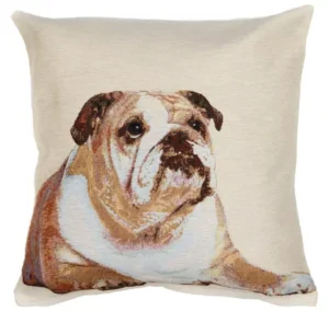 Pagalvės užvalkalas Anglų buldogas, English bulldog cushion cover