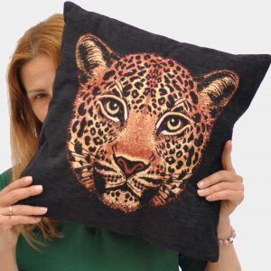 Pagalvės užvalkalas Leopardas, Leopard cushion cover