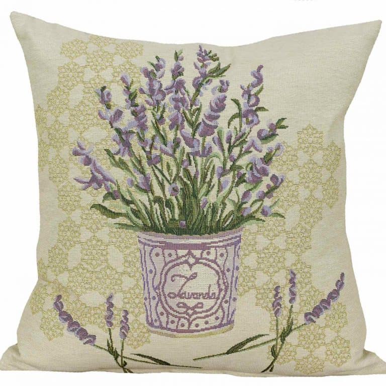 Pagalvės užvalkalas Levanda kibirėlyje, Cushion Cover Lavender in a Bucket