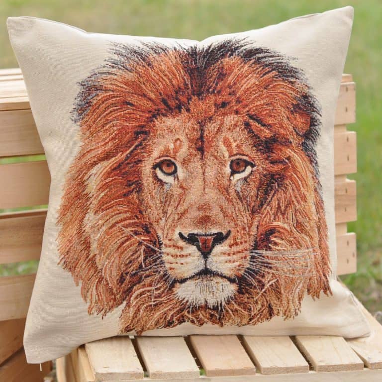 Pagalvės užvalkalas Liūtas, Lion cushion cover