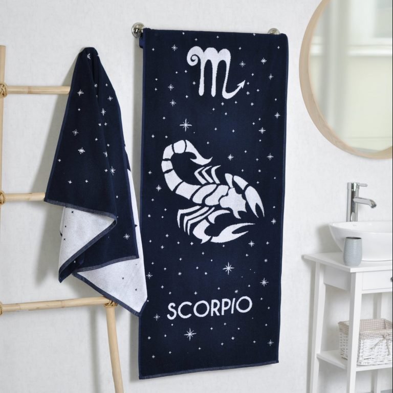 Rankšluostis Zodiakas Skorpionas, Cotton Towel Zodiac Scorpio