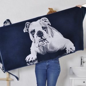 Medvilninis rankšluostis Anglų buldogas, Cotton Towel English Bulldog