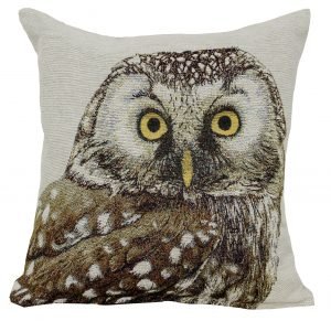 Pagalvėlės užvalkalas Pelėda, Pillow cover with owl, Gift with owl