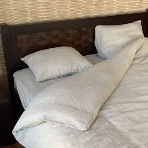 Minkštinto lino pagalvės užvalkalas