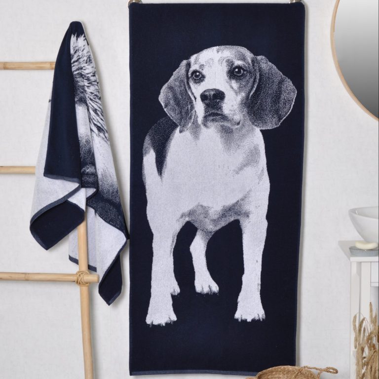 Medvilninis rankšluostis Biglis, Cotton Towel Beagle