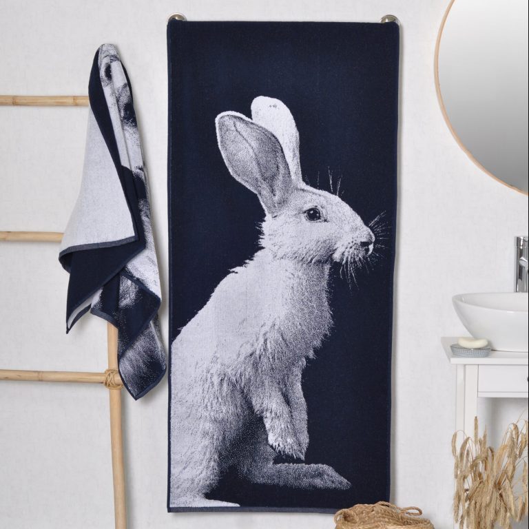 Medvilninis vonios rankšluostis Triušis, Cotton Towel Rabbit