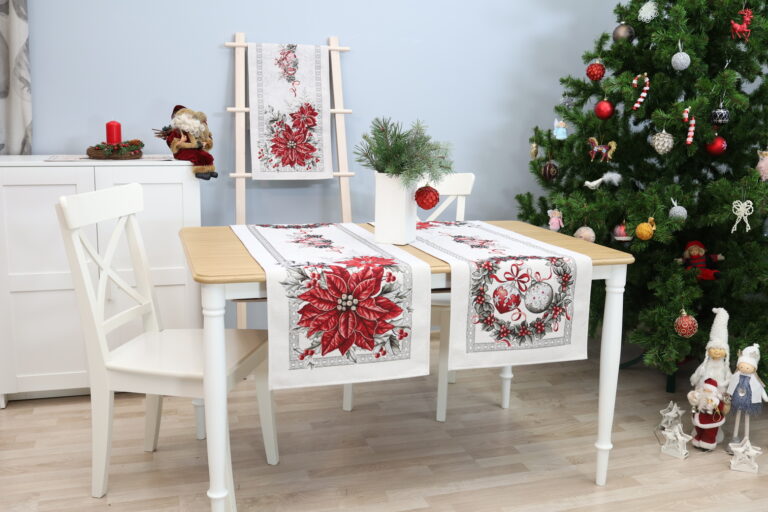 stalo takelis žiema, kalėdinis stalo takelis, christmas table runner, kaledu stalo dekoras, christamas table decor