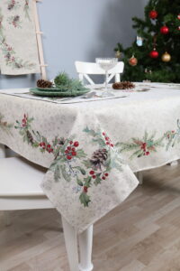 Kalėdinė Stalo staltiese Žiemos Asorti, gobelinis stalo takelis, stalo dekoras, kaledinis stalo dekoras, sventinis stalo dekoras