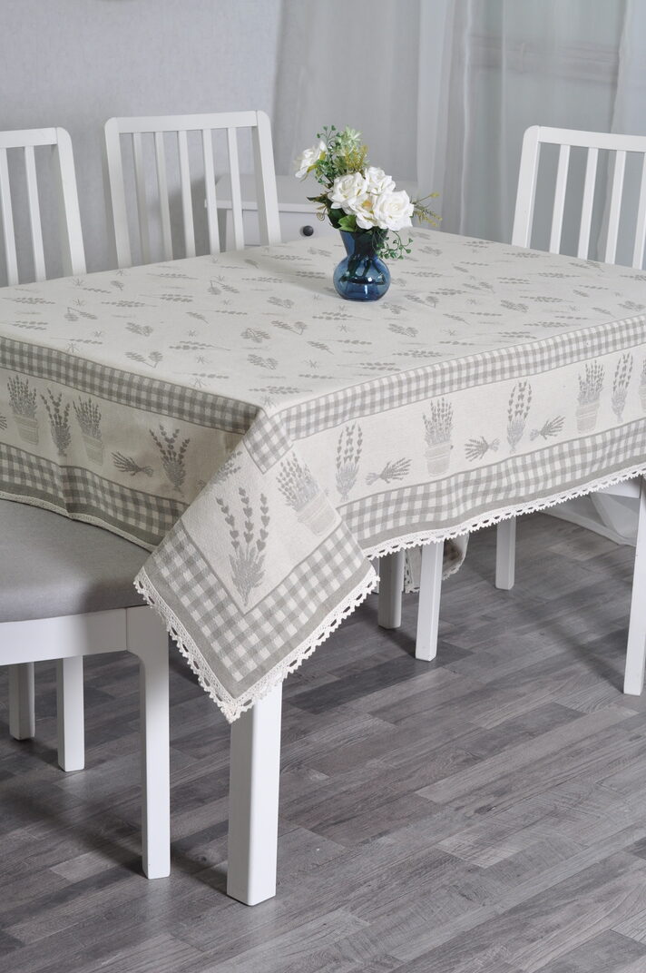 staltiesė levandų puokštės, medvilnine staltiese, cotton tablecloth with lavender