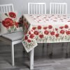Jacquard tablecloth Poppy field