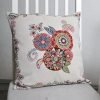 Cushion cover Coloured flowers