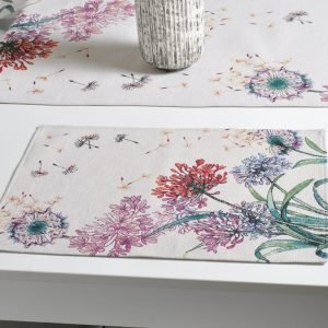 Table placemat Dandelion fluff, home dining room decor