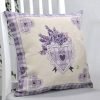 Cushion cover Lavender and hearts