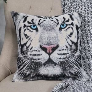 Cushion cover White tiger
