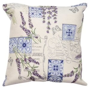 Cushion cover Lavender branches