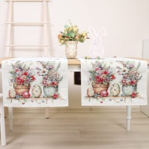 Takeliai Velykų spalvos, Table runner Easter Colors