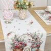 Takeliai Velykų spalvos, Table runner Easter Colors