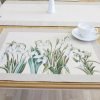 Table placemat Snowdrops