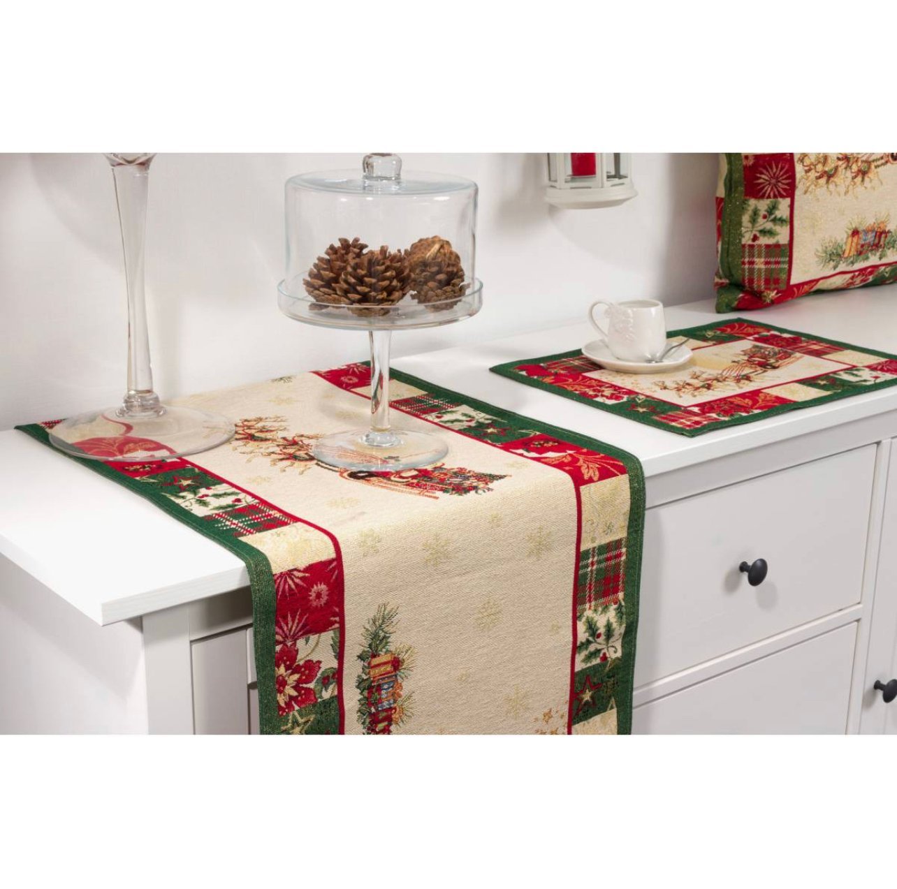 Christmas table napkin Flying Rediner - Image 3