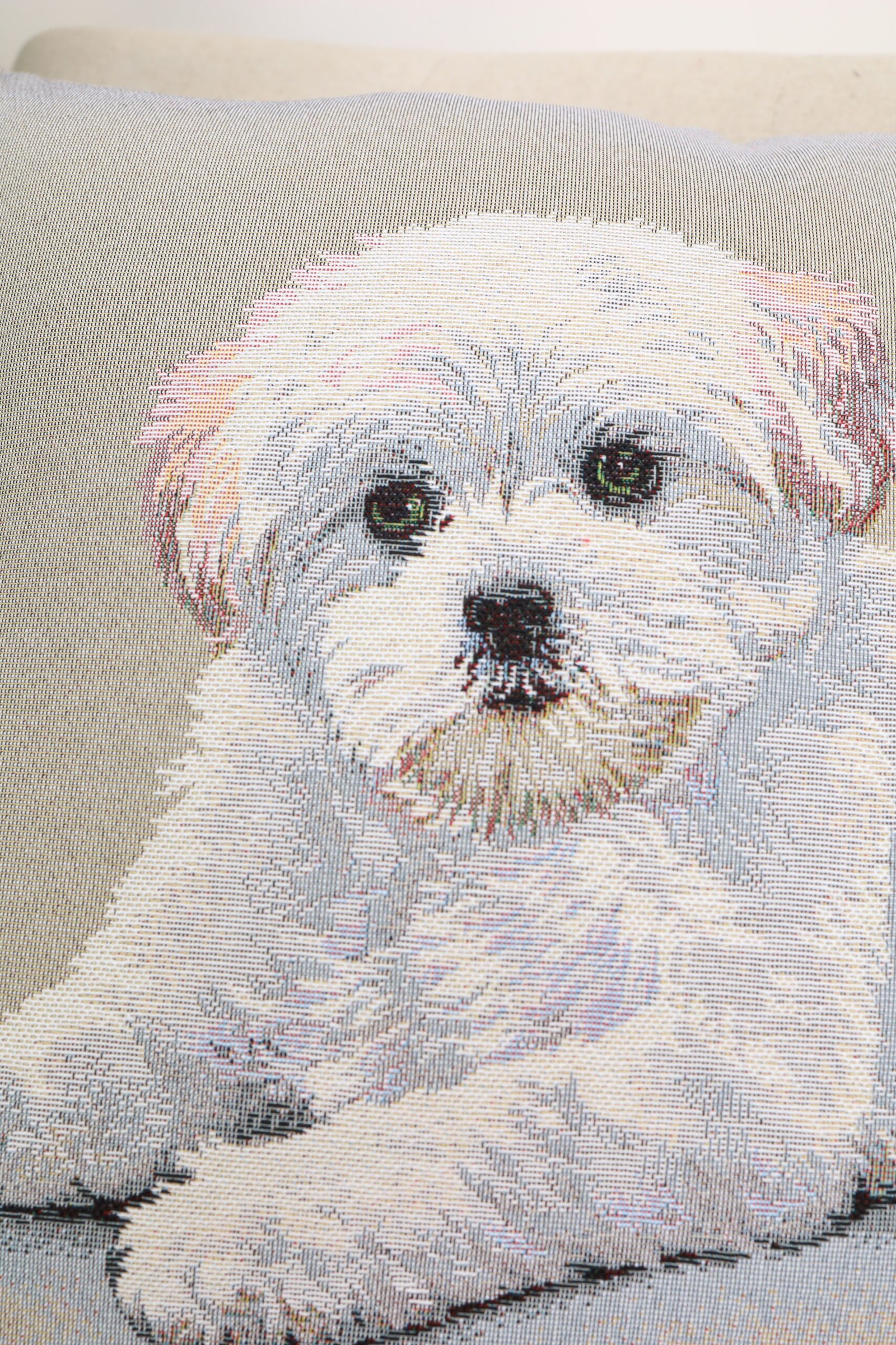 Double-sided cushion cover Maltese bichon - Image 4