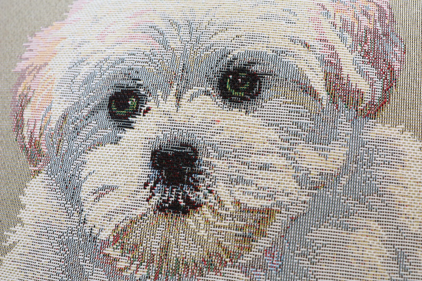 Double-sided cushion cover Maltese bichon - Image 3