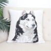 Double-sided cushion cover Siberian husky
