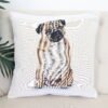 Double-sided cushion cover Sitting pug