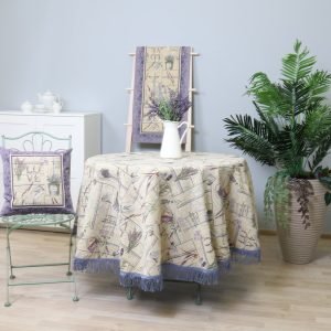Round tablecloth Providence lavender