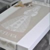 Linen table runner Lithuanian lady