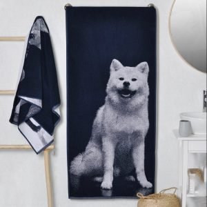 Cotton towel Aka Inu