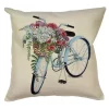 Cushion cover Flower bicycle
