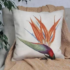 Cushion cover Bird of paradise flower