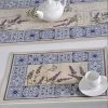 Table placemat Lavenders in ornaments, home dining room decor