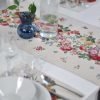 Stalo takelis Geliu asorti, Table runner Flower assortment, home dining table decor