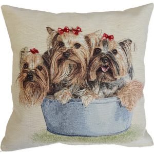 Cushion cover Yorkshire terriers