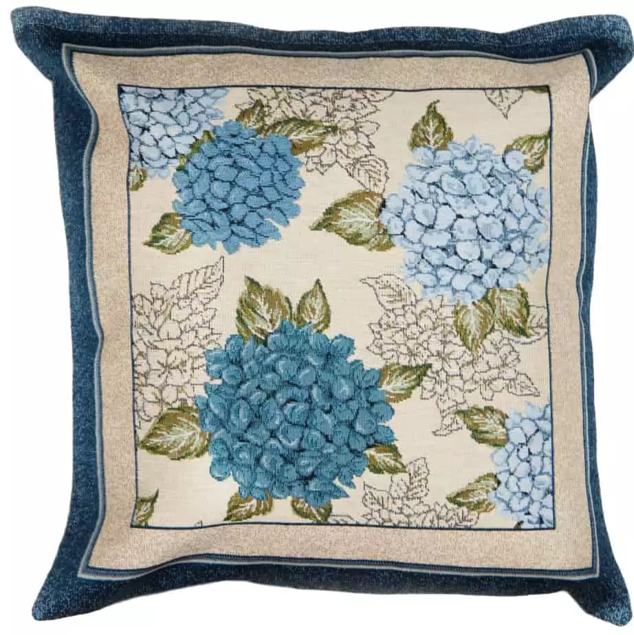 Cushion cover Hydrangea in a frame - Image 2