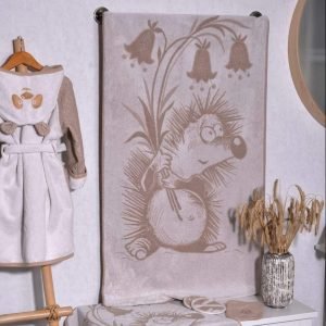 Children's bath towel Hedgehog
