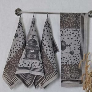 Kitchen linen towel Coffee