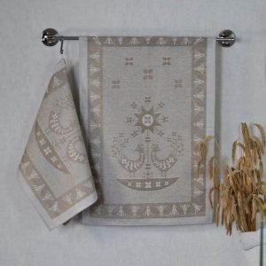 Kitchen linen towel Peacocks