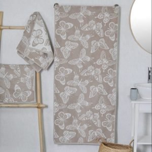 Bathroom towel Butterflies in the Dark