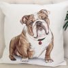 Double-sided cushion cover English Bulldog