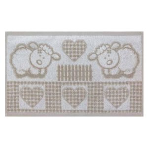 Kitchen towel Lambs and hearts