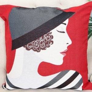 Double-sided pillow cover Dama 3