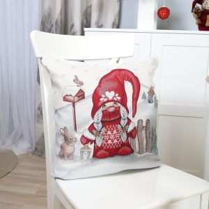 Double-sided pillow cover Mrs. Dwarf