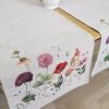 Stalo takelis Gelynas, Table runner Flower field, home dining table decor
