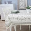Cotton tablecloth Lavender branches